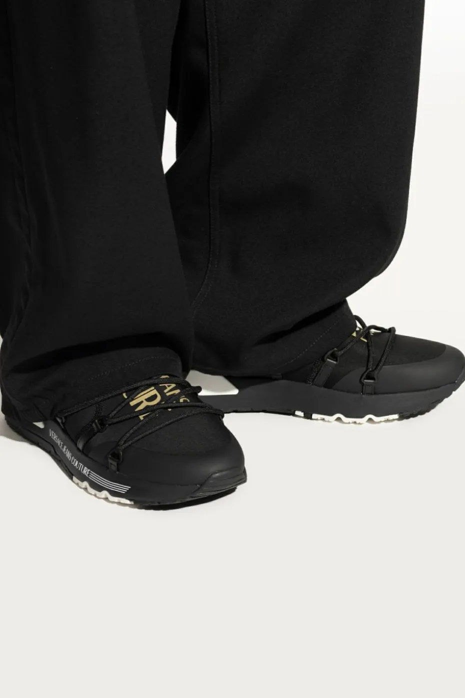 Versace Jeans Couture BLACK Sports shoes