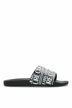 Versace Jeans Couture BLACK Flip-flops with logo