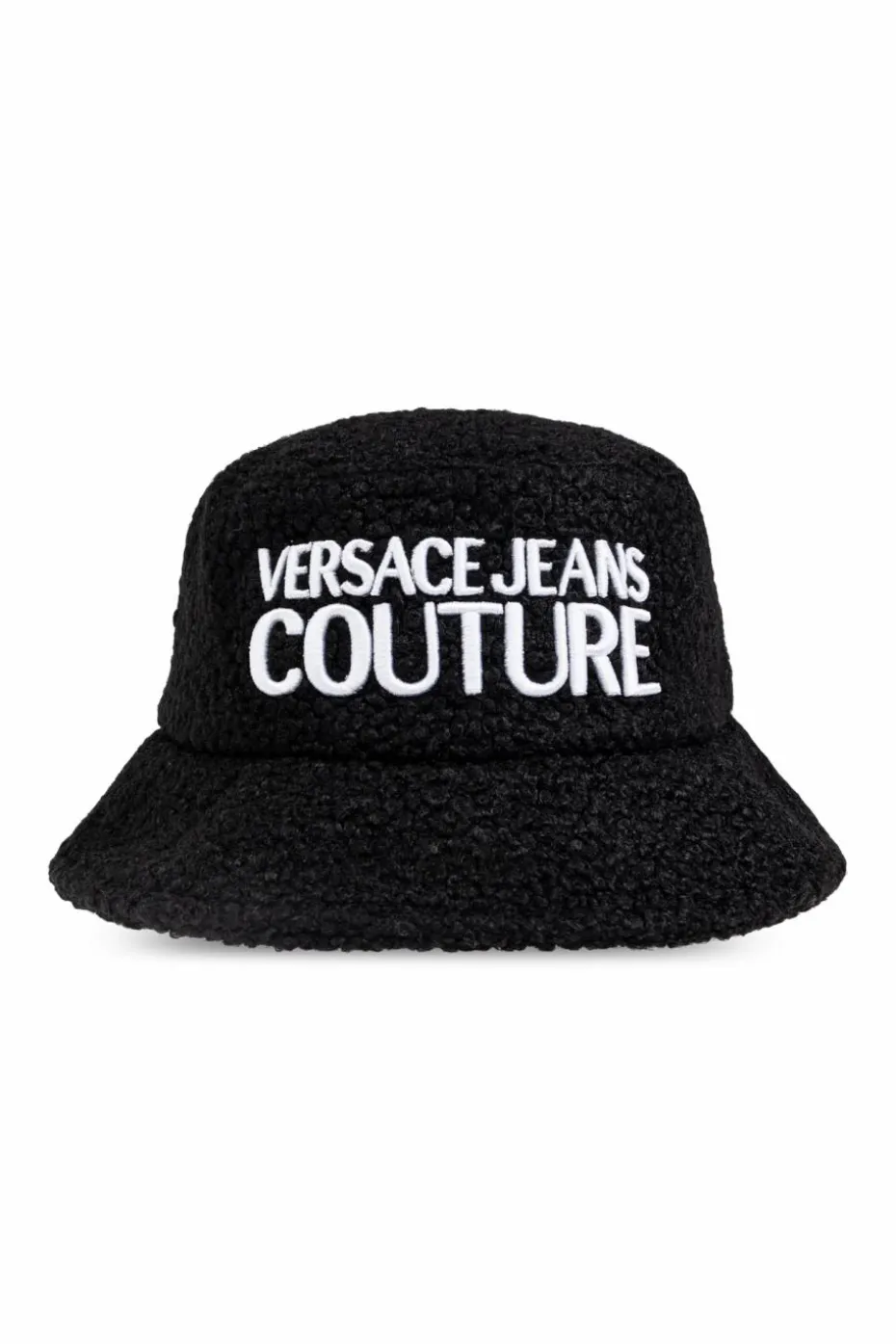 Versace Jeans Couture BLACK Hat with embroidered logo