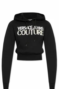 Versace Jeans Couture BLACK Sweatshirt with logo
