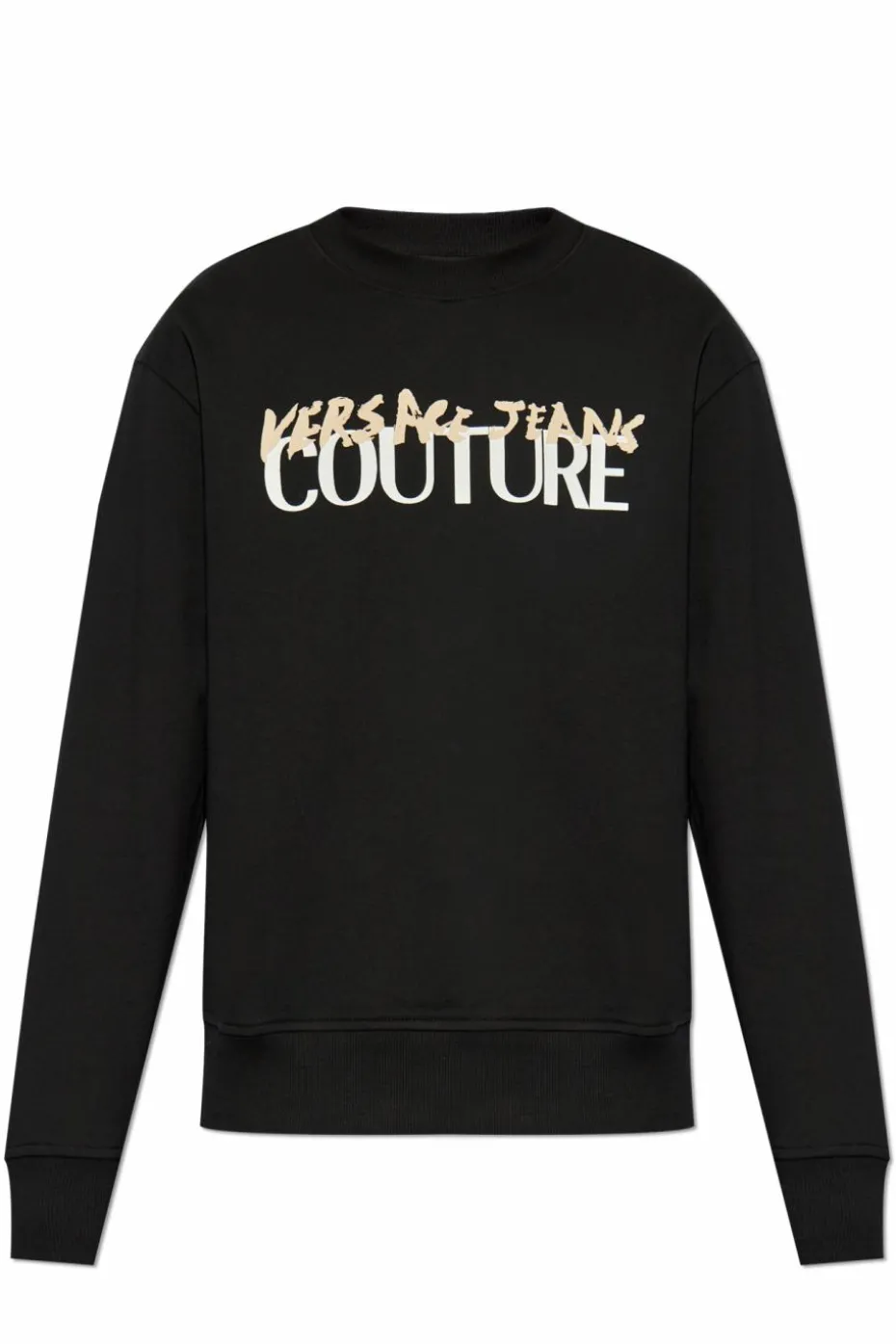 Versace Jeans Couture BLACK Sweatshirt with printed logo