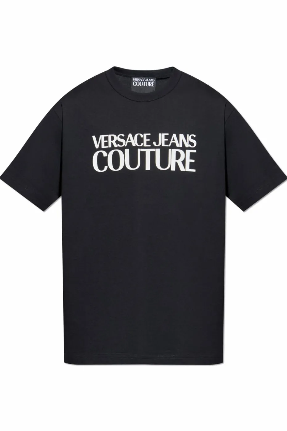 Versace Jeans Couture BLACK T-shirt with printed logo