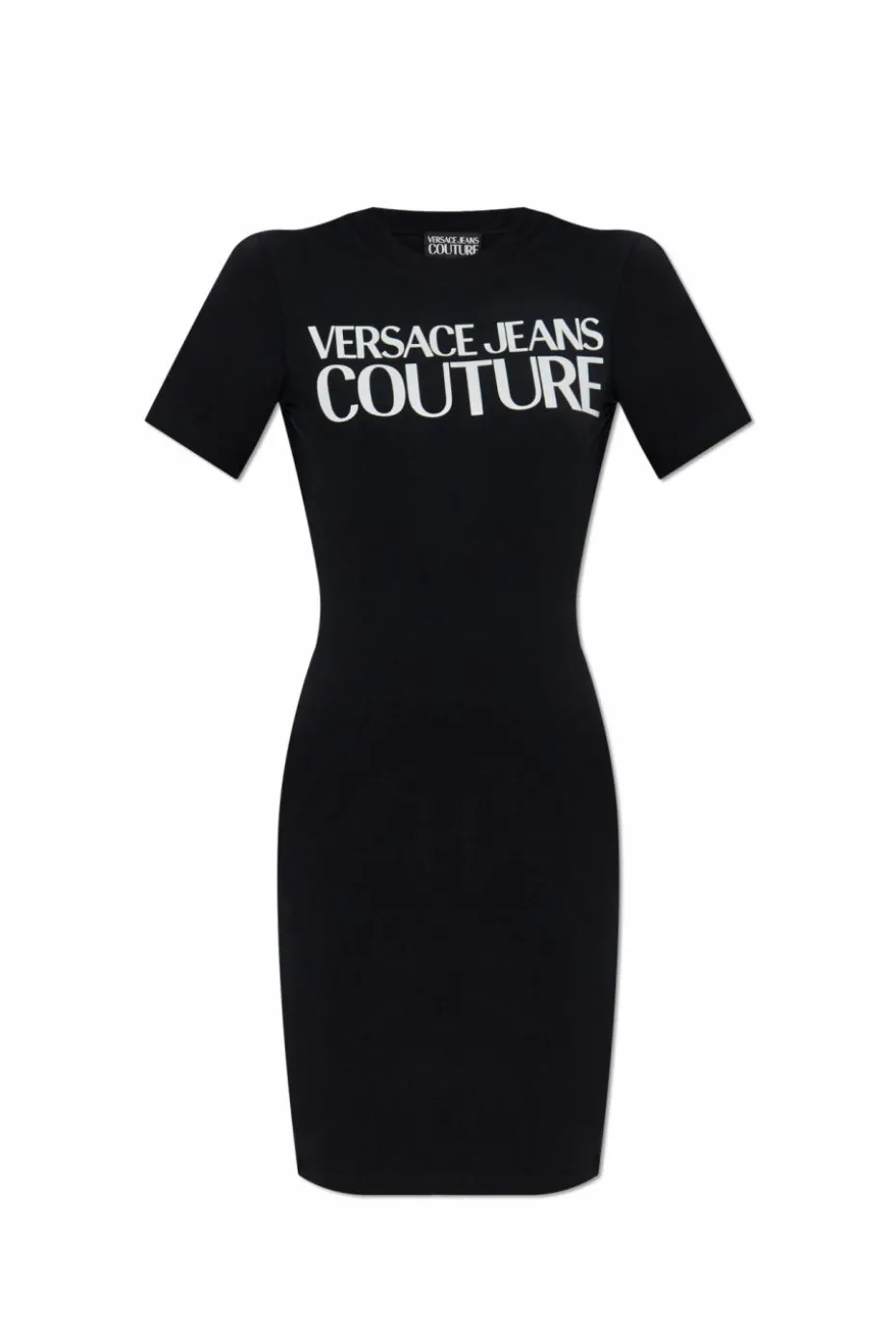 Versace Jeans Couture BLACK Dress with printed logo