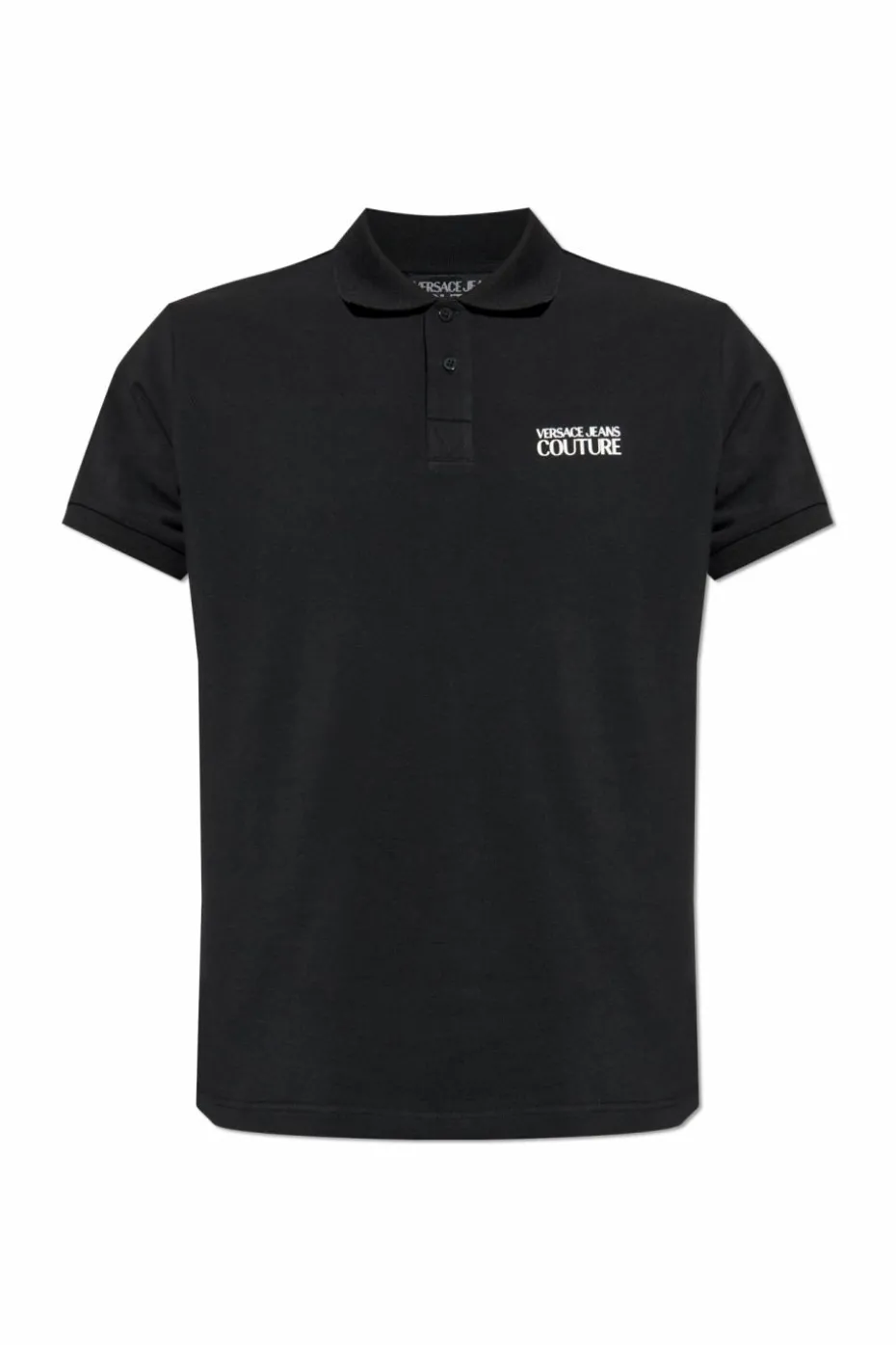 Versace Jeans Couture BLACK Polo with printed logo