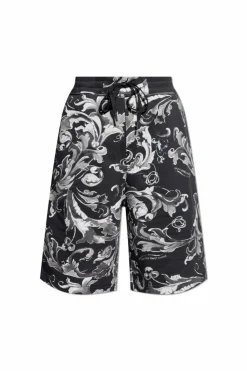 Versace Jeans Couture BLACK Shorts with 'Barocco' print