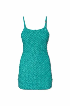 Versace Jeans Couture BLUE Short dress with appliquƩs