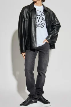 Versace Jeans Couture GREY Straight-leg jeans