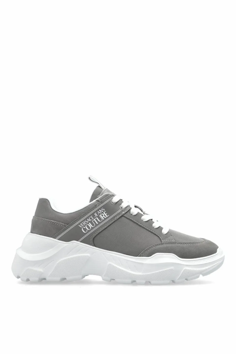 Versace Jeans Couture GREY Sneakers with printed logo