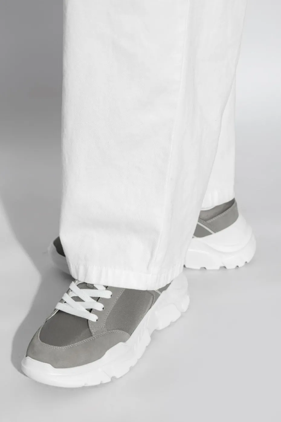 Versace Jeans Couture GREY Sneakers with printed logo