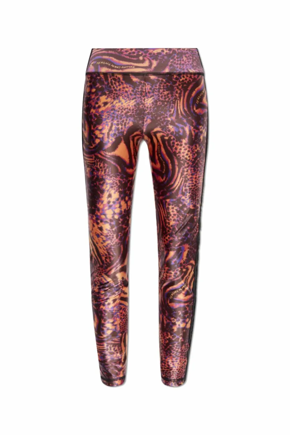 Versace Jeans Couture MULTICOLOUR Leggings with animal print
