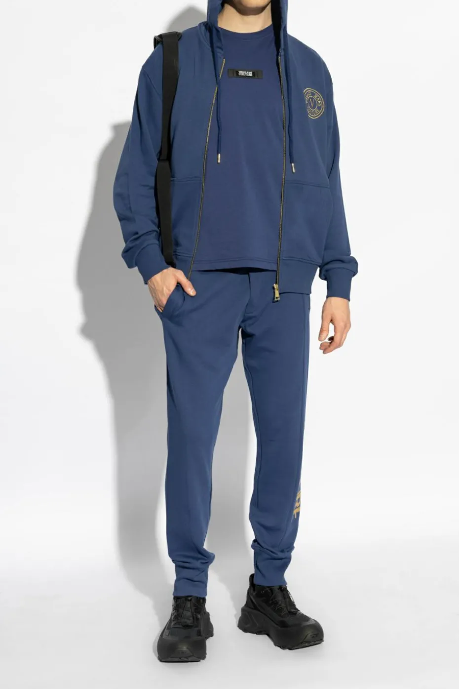 Versace Jeans Couture NAVY BLUE Zip-up sweatshirt