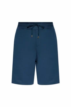 Versace Jeans Couture NAVY BLUE Shorts with printed logo