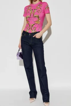 Versace Jeans Couture NAVY BLUE Straight leg jeans