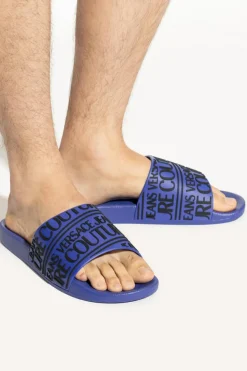 Versace Jeans Couture NAVY BLUE Slides with logo