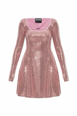Versace Jeans Couture PINK Dress with shimmering sequins