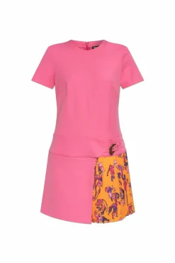 Versace Jeans Couture PINK Dress with decorative applique
