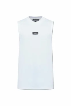 Versace Jeans Couture WHITE Sleeveless T-shirt