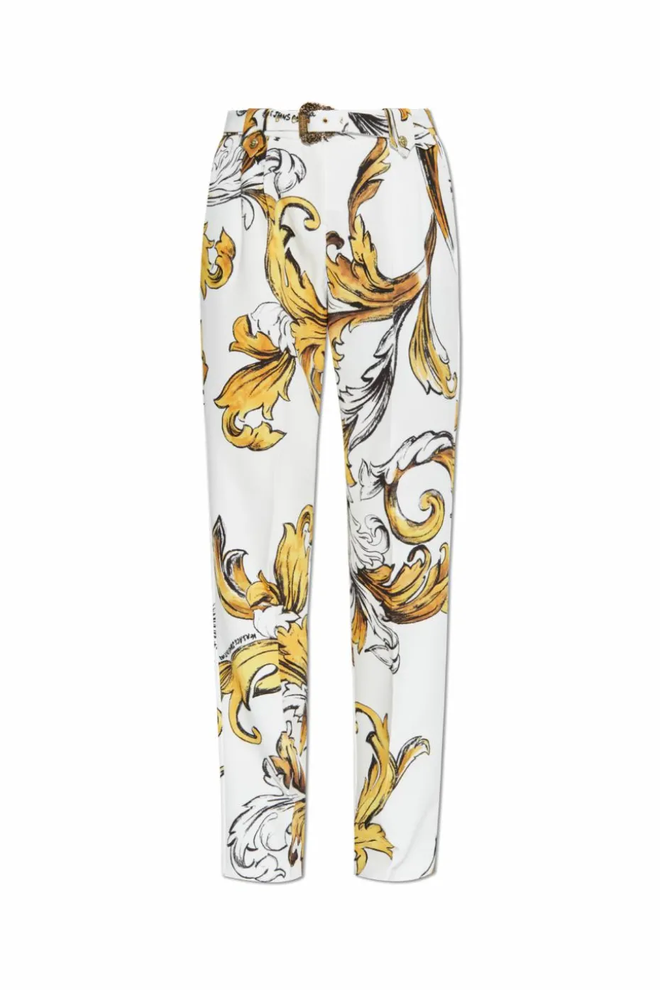 Versace Jeans Couture WHITE Patterned pants