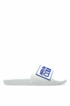 Versace Jeans Couture WHITE Flip-flops with logo