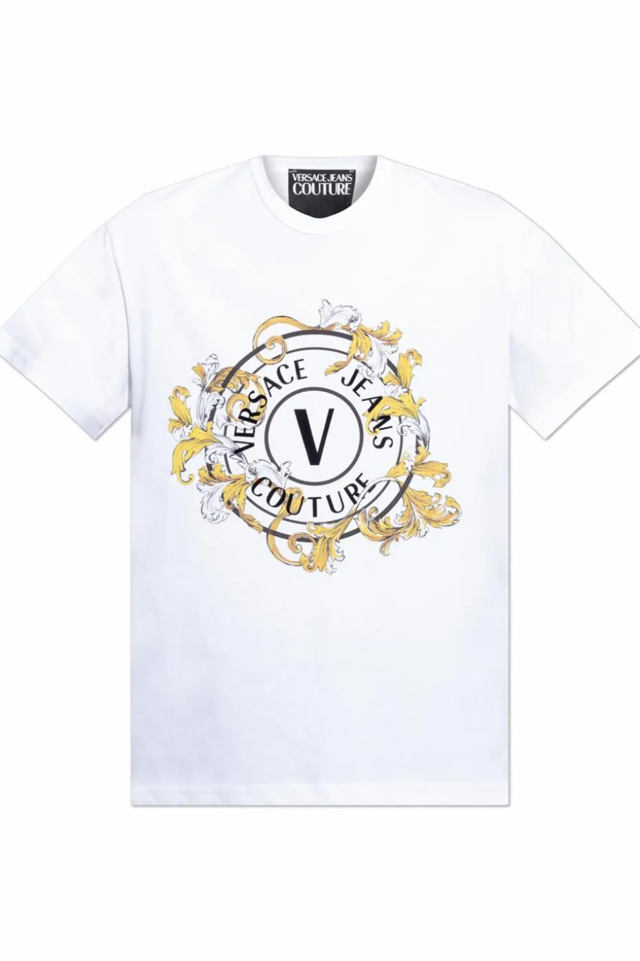 Versace Jeans Couture WHITE T-shirt with printed logo