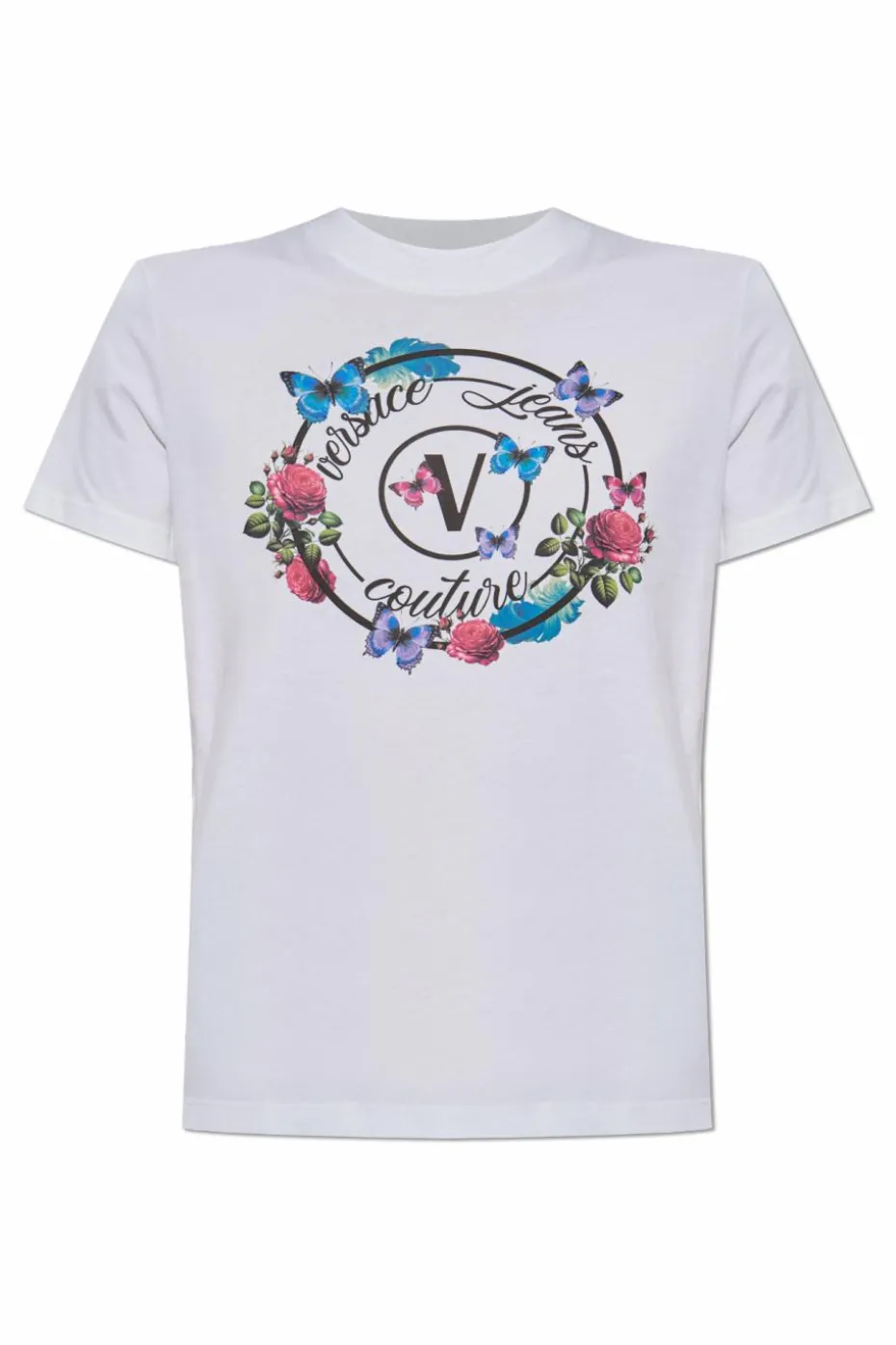 Versace Jeans Couture WHITE T-shirt with colorful print