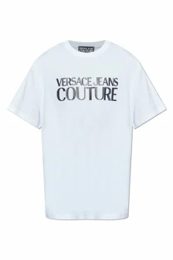 Versace Jeans Couture WHITE T-shirt with printed logo
