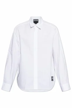 Versace Jeans Couture WHITE Shirt with logo patch