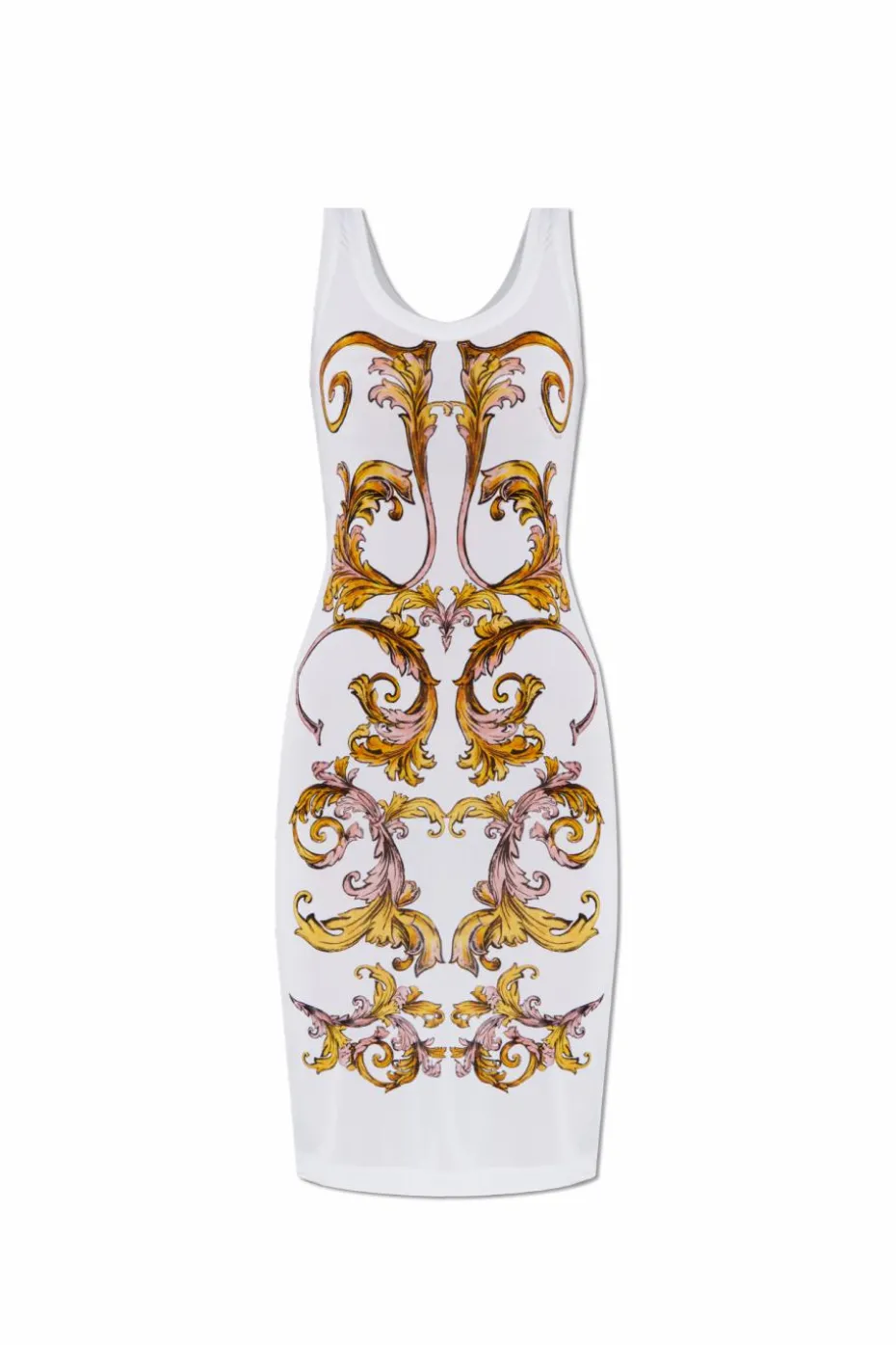 Versace Jeans Couture WHITE Dress with Barocco print