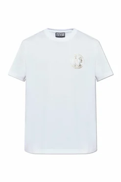 Versace Jeans Couture WHITE T-shirt with printed logo