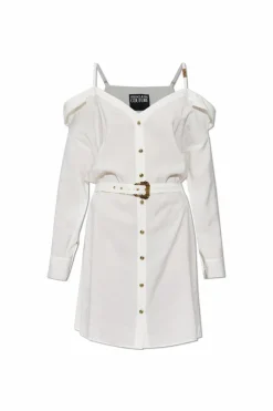 Versace Jeans Couture WHITE Off-shoulder dress