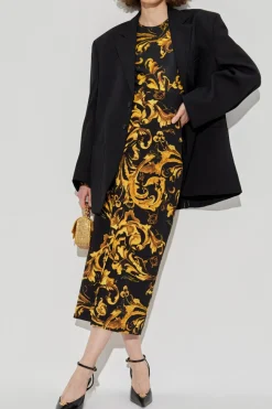 Versace Jeans Couture YELLOW Skirt with back slit