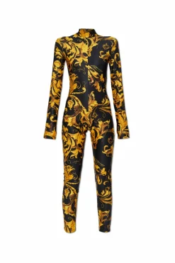 Versace Jeans Couture YELLOW Fitted jumpsuit