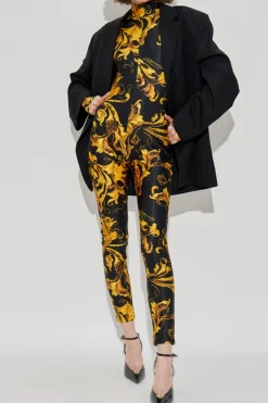 Versace Jeans Couture YELLOW Fitted jumpsuit