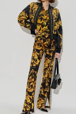 Versace Jeans Couture YELLOW Shirt with 'Barocco' print