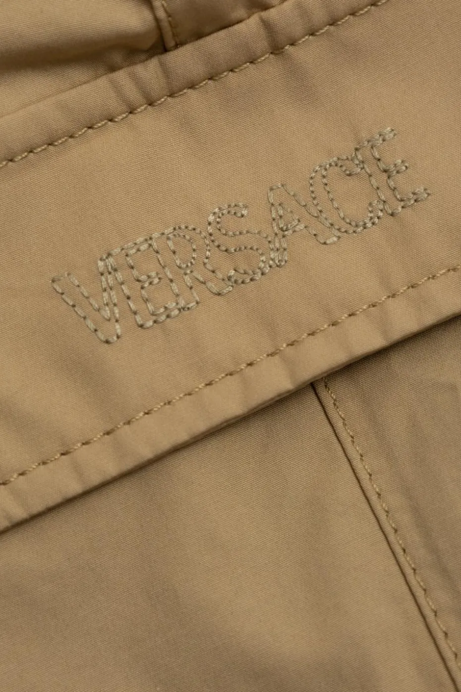 Versace Kids beige Cotton shorts