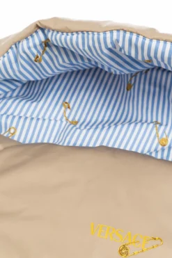 Versace Kids beige Sleeping bag with logo