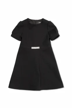 Versace Kids BLACK Dress with applique