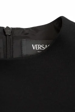 Versace Kids BLACK Dress with applique