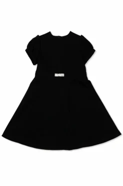 Versace Kids BLACK Dress with applique