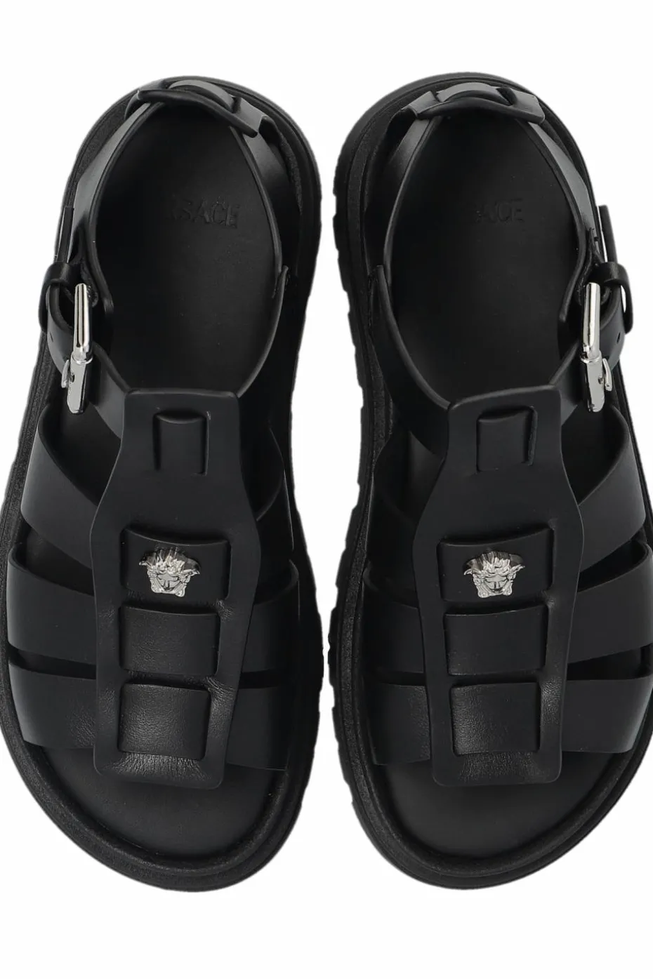 Versace Kids BLACK Platform sandals