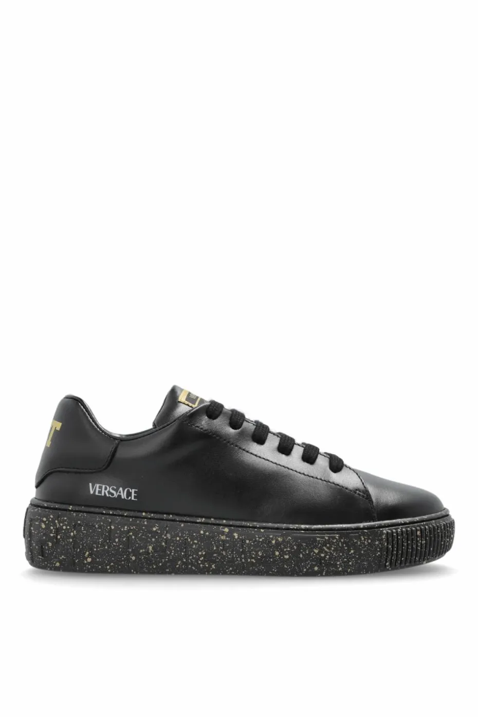 Versace Kids BLACK Sports shoes with logo