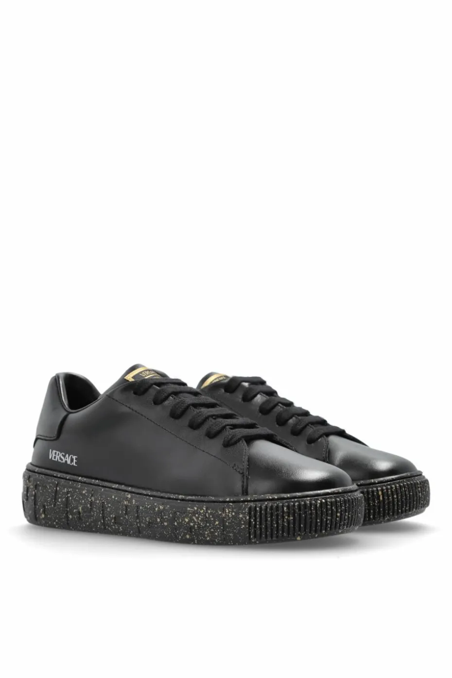 Versace Kids BLACK Sports shoes with logo