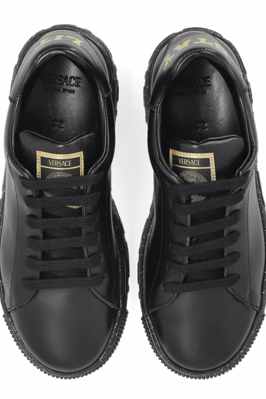 Versace Kids BLACK Sports shoes with logo