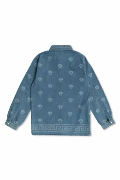 Versace Kids BLUE Denim shirt