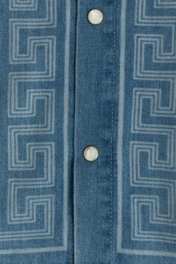 Versace Kids BLUE Denim shirt