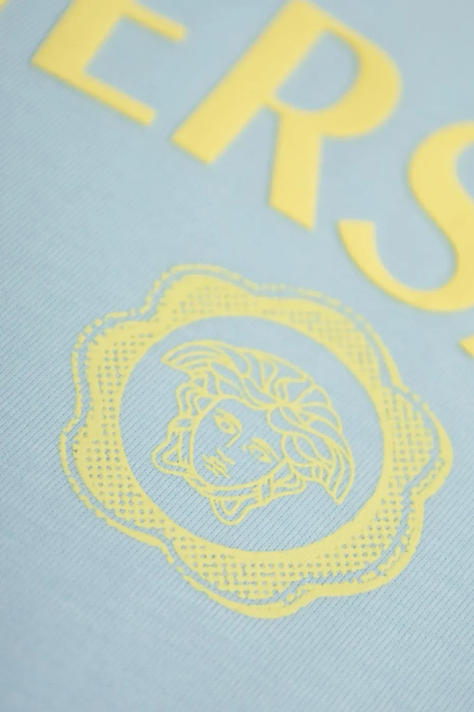Versace Kids BLUE T-shirt with logo