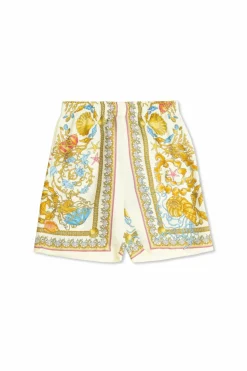 Versace Kids cream Patterned shorts