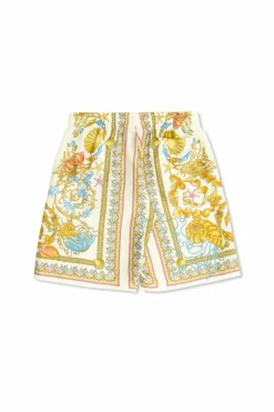 Versace Kids cream Patterned shorts