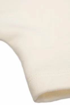 Versace Kids cream T-shirt with cut-out logo