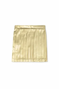 Versace Kids GOLD Pleated skirt